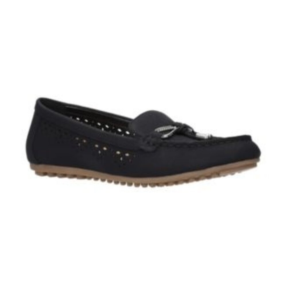 Easy Street Dacey Comfort Moccasins in Navy 6.5 NWT